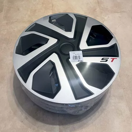 J-Tec ST 15" Ezüst/Fekete Dísztárcsa Garnitúra (4 db)