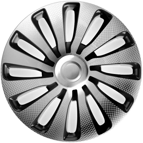 17" DÍSZTÁRCSA Sepang Carbon Silver-Black 4db-os garnitúra