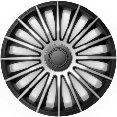 16" DÍSZTÁRCSA Austin Silver-Black 4db-os garnitúra