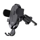 Jokade JE029 autós telefontartó szellőzőrácsra – univerzális rögzítés, fekete