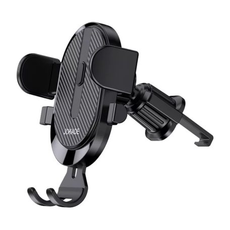 Jokade JE029 autós telefontartó szellőzőrácsra – univerzális rögzítés, fekete