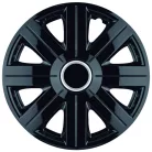 16" DÍSZTÁRCSA COSMOS RING PRESTIGE PLUS FEKETE, 4db