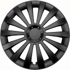 13" DÍSZTÁRCSA MERIDIAN BLACK FEKETE, 4db