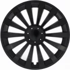 13" DÍSZTÁRCSA MERIDIAN BLACK FEKETE, 4db