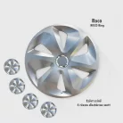 13" DÍSZTÁRCSA ROCO RING EZÜST, 4db