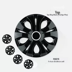 16" DÍSZTÁRCSA Top Ring Black 4db-os garnitúra