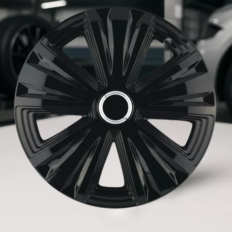 16" DÍSZTÁRCSA Glory Ring Black 4db-os garnitúra