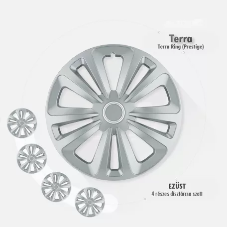 15" DÍSZTÁRCSA Terra Ring 4db-os garnitúra