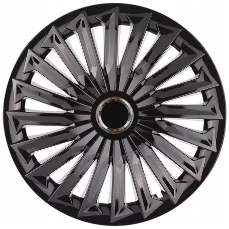 17" DÍSZTÁRCSA Joy Ring Black 4db-os garnitúra