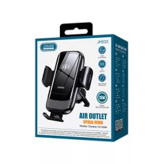   Jokade JH033 autós telefontartó szellőzőrácsra – vezeték nélküli gyors töltés, fekete
