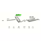 POLMO 01.21 - Kipufogó közép dob AUDI A4 2.6, 2.8 (1994-1998)