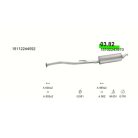 K03.82 BMW 5 E34 2.5 TD hátsó kipufogódob