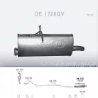POLMO 04.132 - Kipufogó hátsó dob CITROEN BERLINGO 1.6 D, 2.0 D (2002-2010)