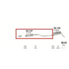 Marix 04-137 középső kipufogó dob – CITROEN Berlingo I, PEUGEOT Partner I