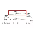 Polmo 04.141 – CITROEN, PEUGEOT Középső kipufogó dob