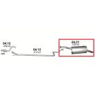 Polmo 04.21 – CITROEN, PEUGEOT Kipufogó hátsó dob