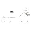   Polmo 04.234 – CITROEN, PEUGEOT, TOYOTA Középső kipufogó cső