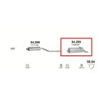 Marix 04-299 hátsó kipufogó dob – CITROEN Xsara Picasso