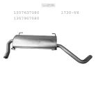 EDEX 07.79 - Kipufogó hátsó dob CITROEN JUMPER 2.2 D, 2.3 D (2006-2011)