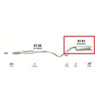 Marix 07-81 hátsó kipufogó dob – FIAT BRAVO II 2007, FIAT BRAVO II 2008, FIAT Stilo, LANCIA Delta III