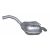 Polmo 08.17 hátsó kipufogódob – Ford S-MAX 2.0 TDCi 06- , Ford Mondeo IV 2.0 TDCi 07- , Ford Galaxy 2.0 TDCi MPV 06 -