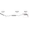   Edex 08.671 hátsó kipufogódob – Ford Galaxy 1.9 TDi 00-06 , Seat Alhambra 1.9 TDi 00- , VW Sharan 1.9 TDi 00-10