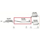 Marix 12-127 kipufogó közép cső – MAZDA 6 (1st gen)