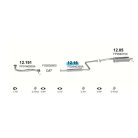 Polmo 12.16 – MAZDA Középső kipufogó dob