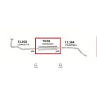 Marix 13-04 hátsó kipufogó dob – MERCEDES T2