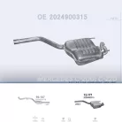 MARIX K13.177 - Kipufogó hátsó dob MERCEDES C200 - W202 2.0, 2.2, 2.3 (1993-2001)