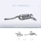 POLMO 13.42 - Kipufogó hátsó dob MERCEDES 320 - C124 2.8, 3.0, 3.2 (1989-1996)