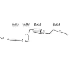 EDEX 15.213 - Kipufogó hátsó dob NISSAN NAVARA 2.5 D (2005-2012)