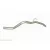 POLMO 15.214 - Kipufogó hátsó cső NISSAN NAVARA 2.5 D (2005-)