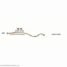 Polmo 15.75 – NISSAN Középső kipufogó dob