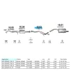   POLMO 16.03 - Kipufogó közép dob ALFA ROMEO 156 2.0, 2.5 (1997-2010)