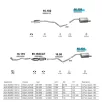   POLMO 16.101 - Kipufogó hátsó dob ALFA ROMEO 156 1.6, 1.8, 2.0 (1997-2006)