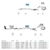   MARIX K16.85 - Kipufogó közép dob ALFA ROMEO 147 1.6, 2.0 (2000-2010)