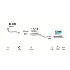 Polmo 17.07 – Opel Astra F  Kipufogó hátsó dob