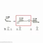 Marix 17.133 középső kipufogó dob – Opel Corsa B, Tigra