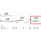 Polmo 17.135 – Opel Corsa B Kipufogó hátsó dob