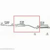   Marix 17.20 – Opel Astra H / H GTC középső kipufogó dob