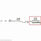 Marix 17.21 hátsó kipufogó dob – Opel Astra H