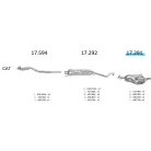 Edex 17.291 – Opel Astra G hátsó kipufogó dob