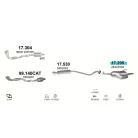 Polmo 17.295 – Opel Astra G 1.4/1.6 kombi Kipufogó hátsó dob