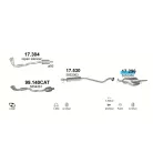 Polmo 17.296 – Opel Astra G 1.4/1.6 sedan/coupe/cabrio Kipufogó hátsó dob