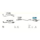 Marix 17.296 – Opel Astra G hátsó kipufogó dob