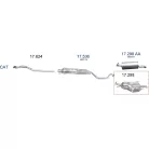 Edex 17.298 hátsó kipufogó dob – Opel Zafira A