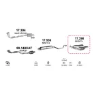 Edex 17.298 hátsó kipufogó dob – Opel Zafira A