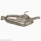 Polmo 17.302 – Opel Vectra B Kipufogó hátsó dob