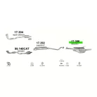 Polmo 17.306 – Opel Astra G 1.8/2.0 kombi Kipufogó hátsó dob